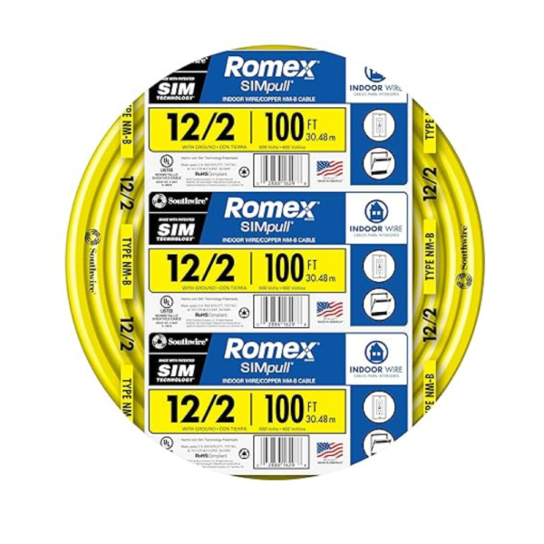 Southwire Romex Brand Simpull Solid Indoor