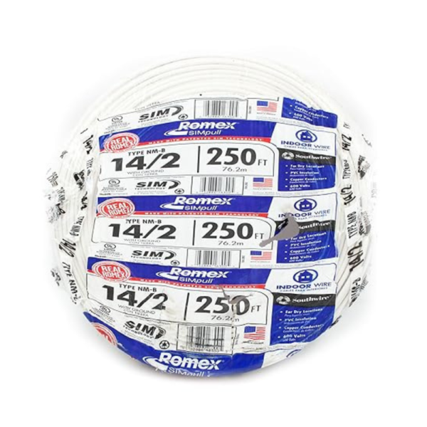 SOUTHWIRE COMPANY #28827455 250' 14/2 W/G NM Cable