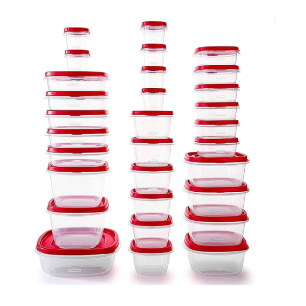 Rubbermaid 60-Piece Food Storage Containers with Lids